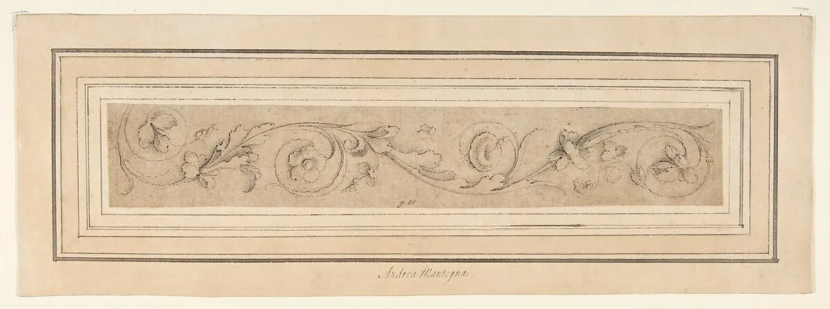 Design of Rinceaux — Andrea Mantegna