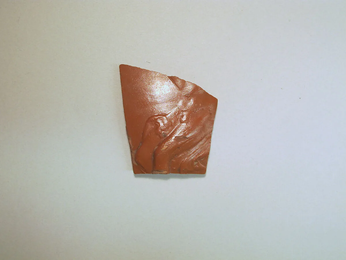 Terracotta vase fragment — Unknown