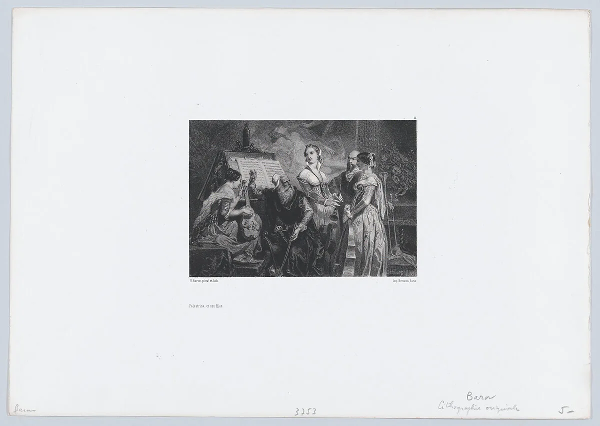 Palestrina and Her Daughters — Henri-Charles-Antoine Baron|Bertauts