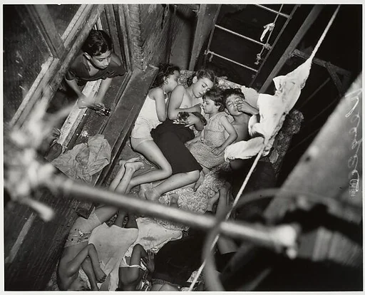 Children on Fire Escape