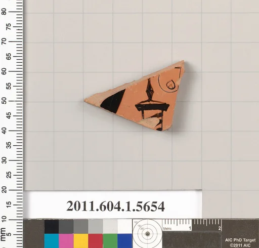 Terracotta fragment of a kylix (drinking cup)