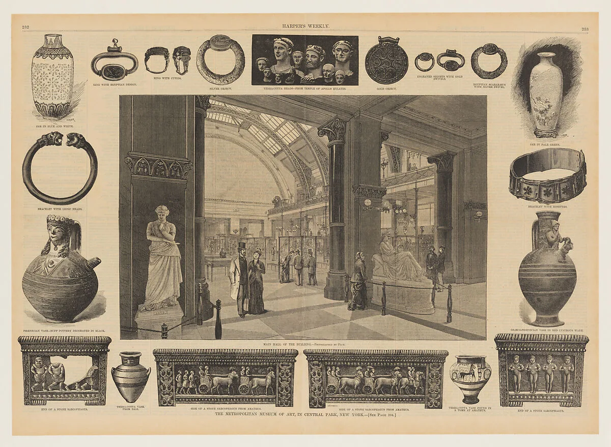 The Metropolitan Museum of Art, in Central Park, New York, from "Harper's Weekly" — Pach Brothers|Harper's Weekly|Josiah Wood Whymper