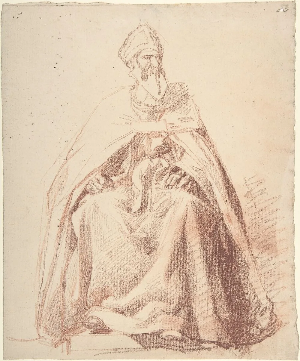 Seated Prelate — Alexandre Laemlein