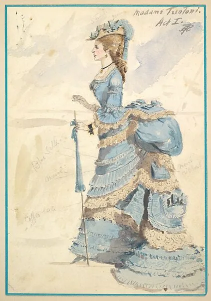 Costume Design for 'Madame Trentoni', Act I — Percy Anderson