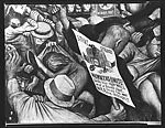 [Detail of "Mussolini" Panel of Diego Rivera's Mural for the New Worker's School, New York City]