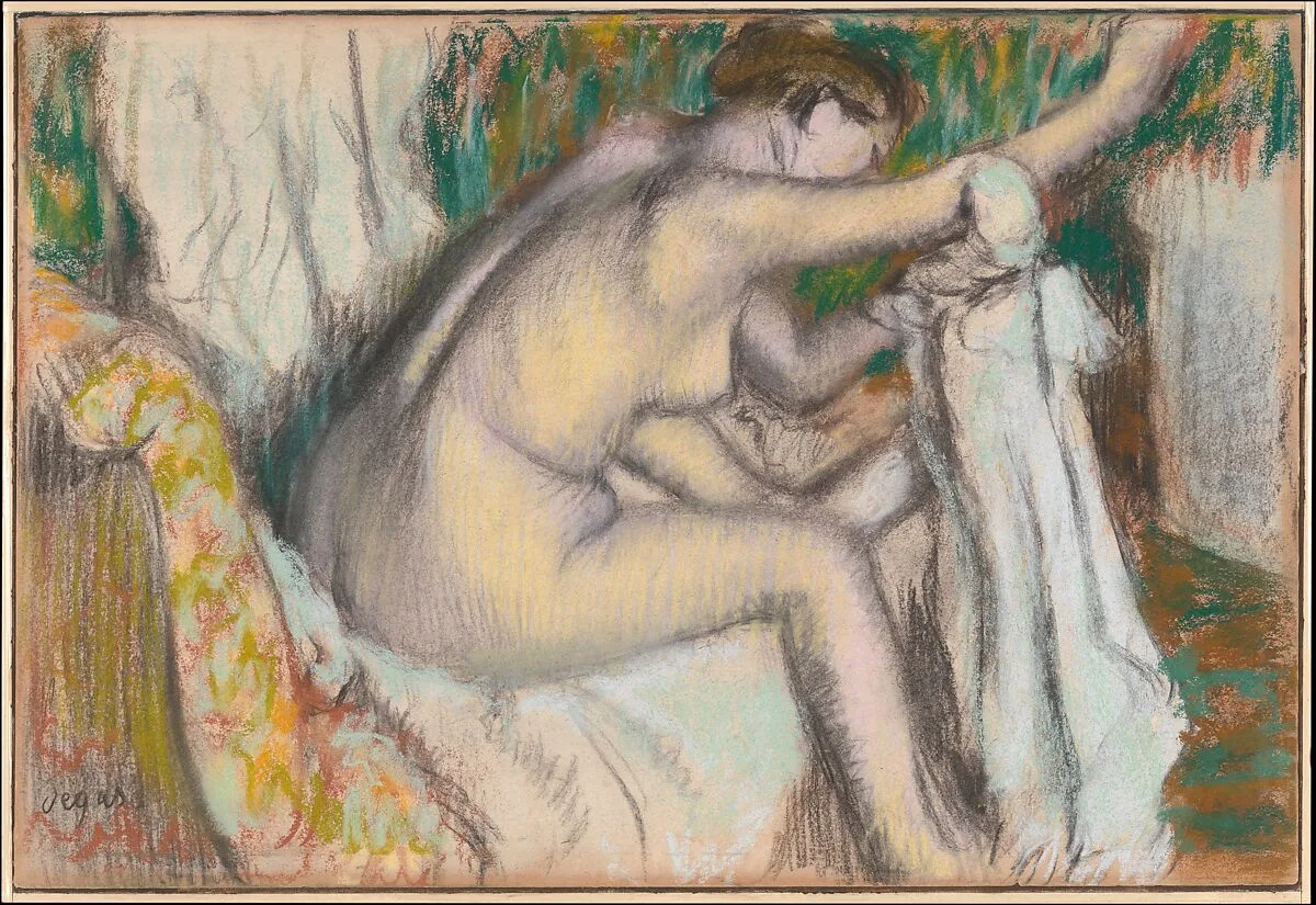 Woman Drying Her Arm — Edgar Degas