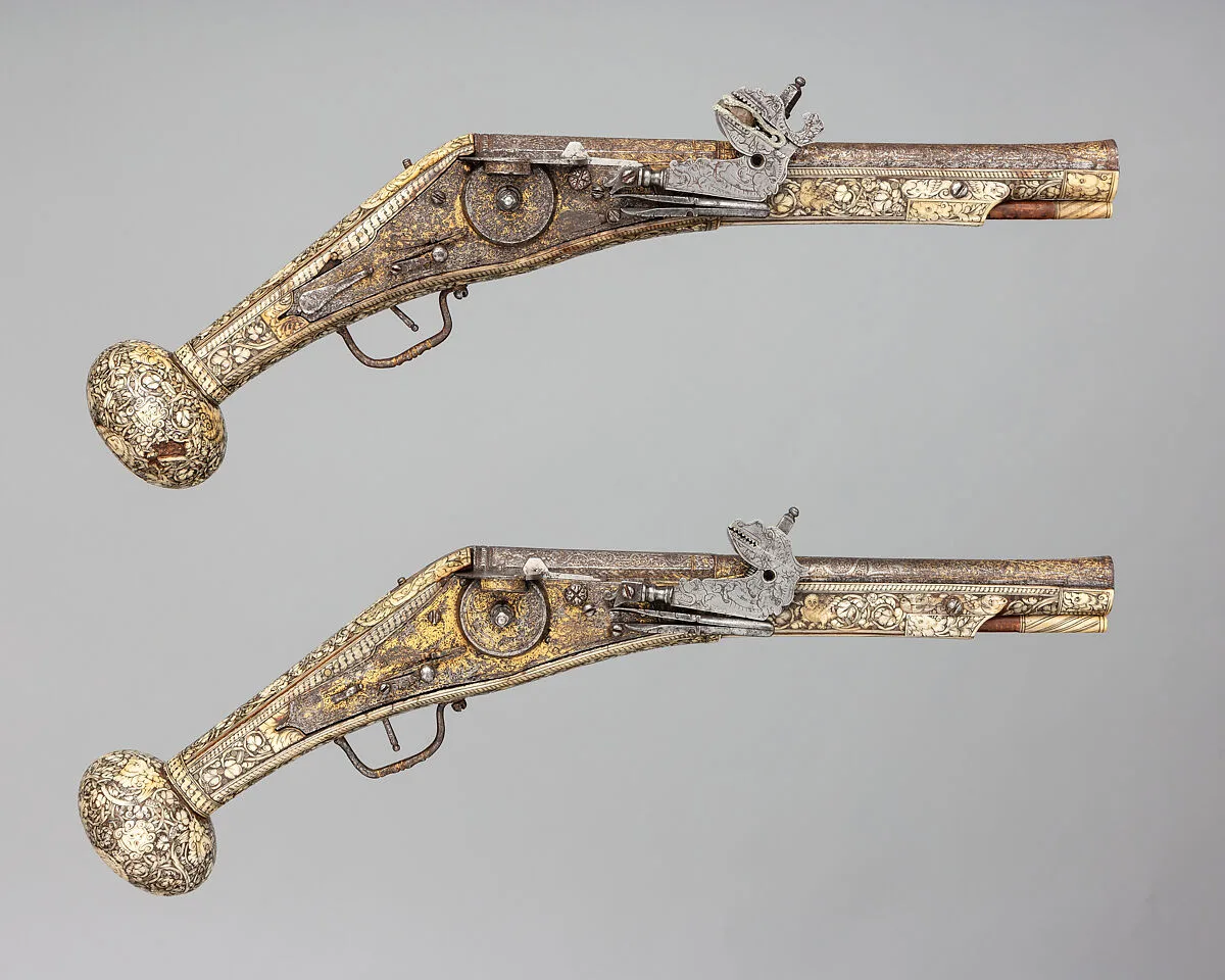 Pair of Wheellock Pistols — Unknown