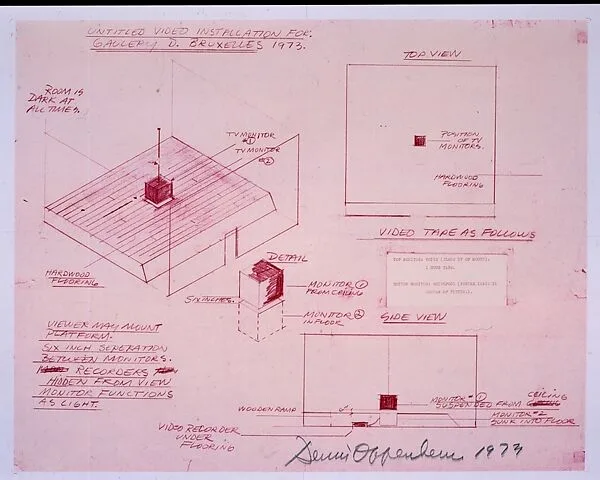 Untitled video installation — Dennis Oppenheim