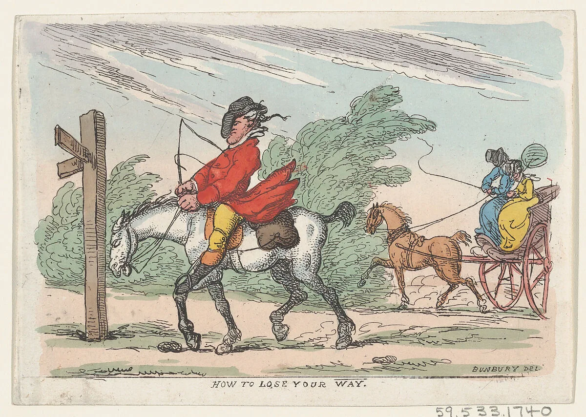 How to Lose Your Way — Henry William Bunbury|Thomas Rowlandson