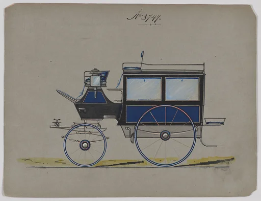 Design for Omnibus or Wagonette, no. 3749