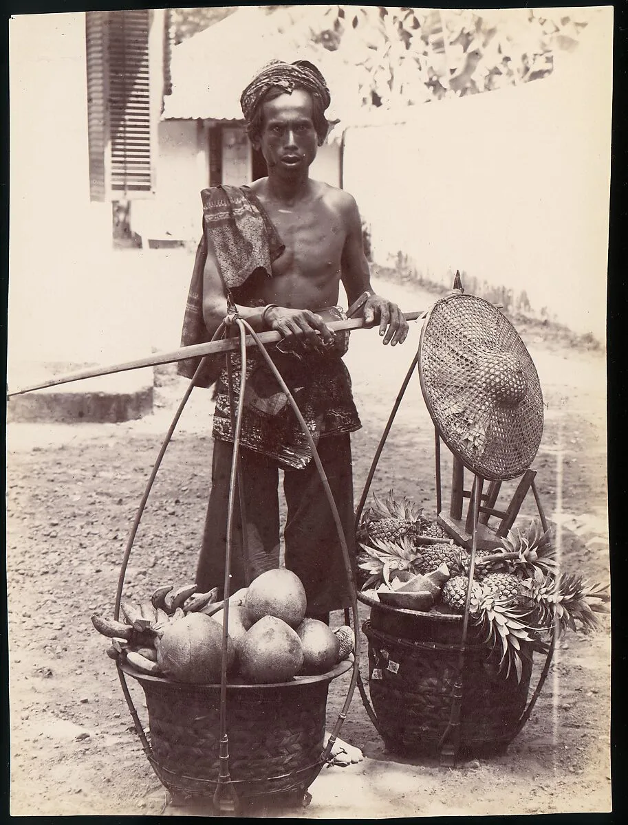 Fruit Seller, Batavia — Unknown