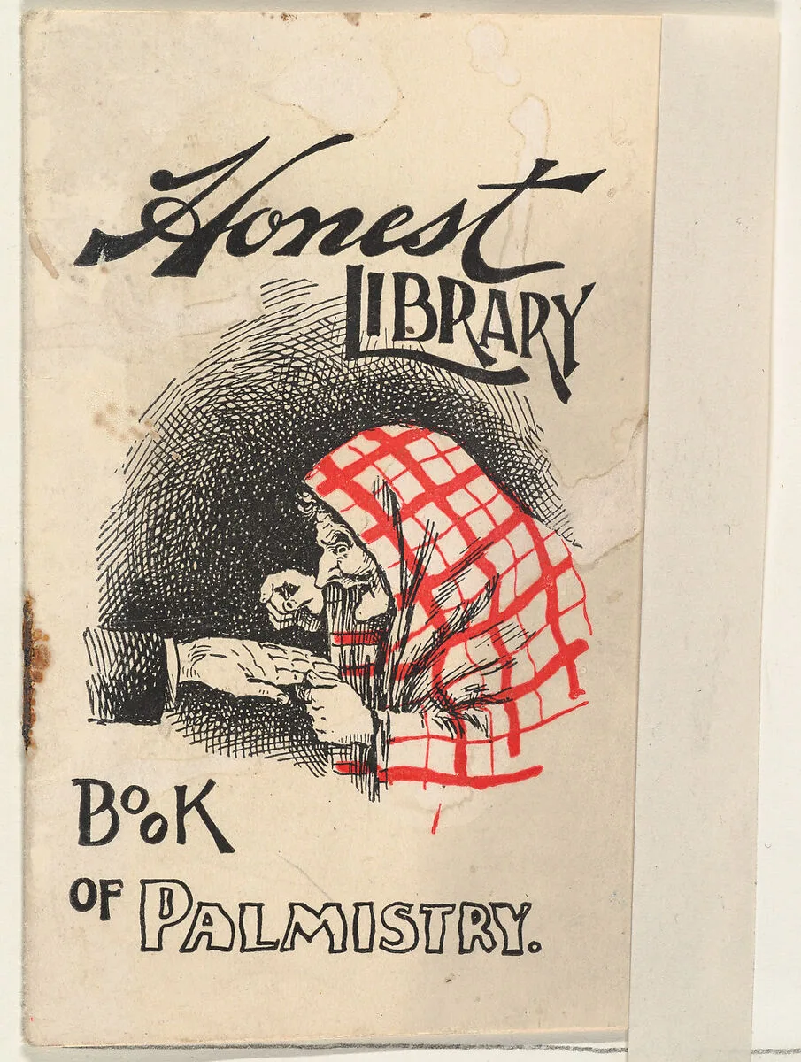 Book of Palmistry, from the Honest Library series (N115) issued by Duke Sons & Co. to promote Honest Long Cut Tobacco — W. Duke, Sons & Co.|Donaldson Brothers