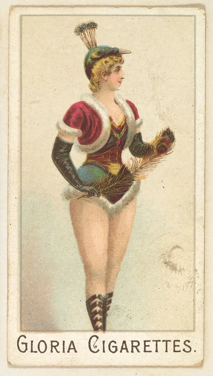 From the series "Sports Girls" (C190), issued by the American Cigarette Company, Ltd., Montreal, to promote Gloria Cigarettes — American Cigarette Company, Ltd.