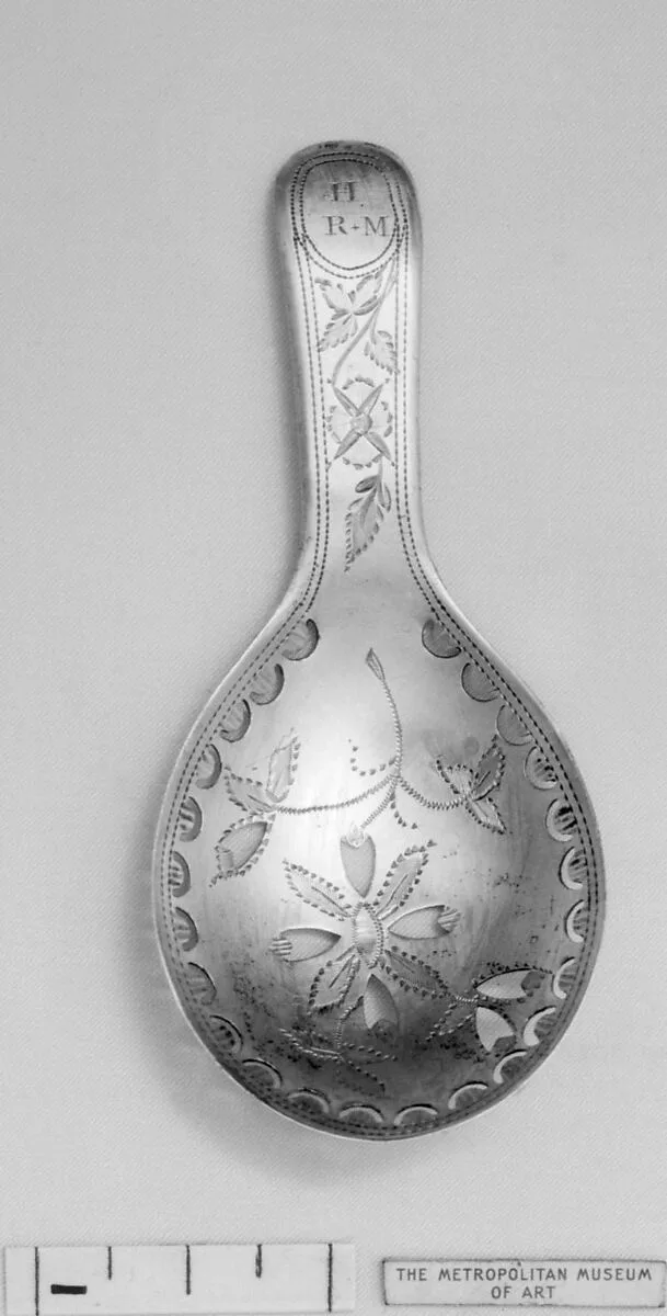 Caddy spoon — Samuel Pemberton