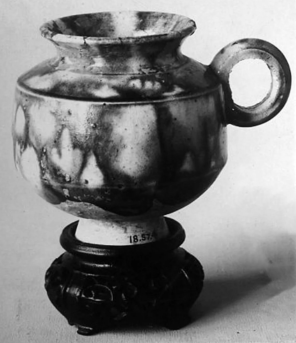 唐 三彩陶杯|Jar with handle — Unknown