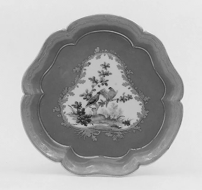 Stand for ice-cream cups (plateau Bourets) (one of four) (part of a service) — Sèvres Manufactory|Jean Armand Fallot