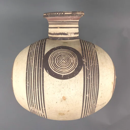 Jug, barrel-shaped