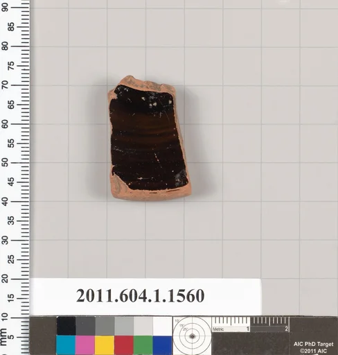 Terracotta fragment of a kylix (drinking cup)