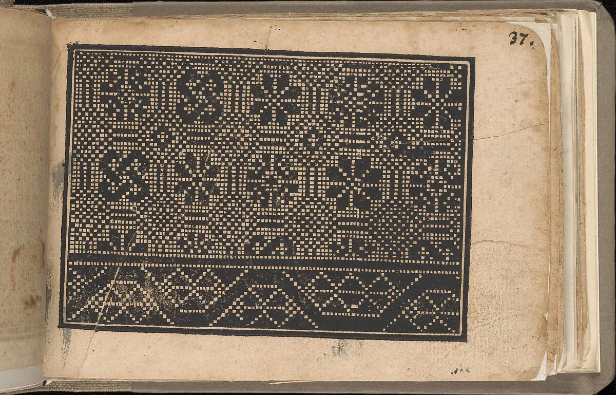 Schön newes Modelbuch (Page 62r) — Sigismundus Latomus