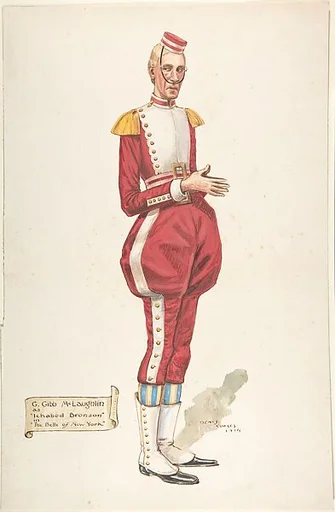 G. Gibb McLaughlin as "Ichabod Bronson" in "The Belle of New York"