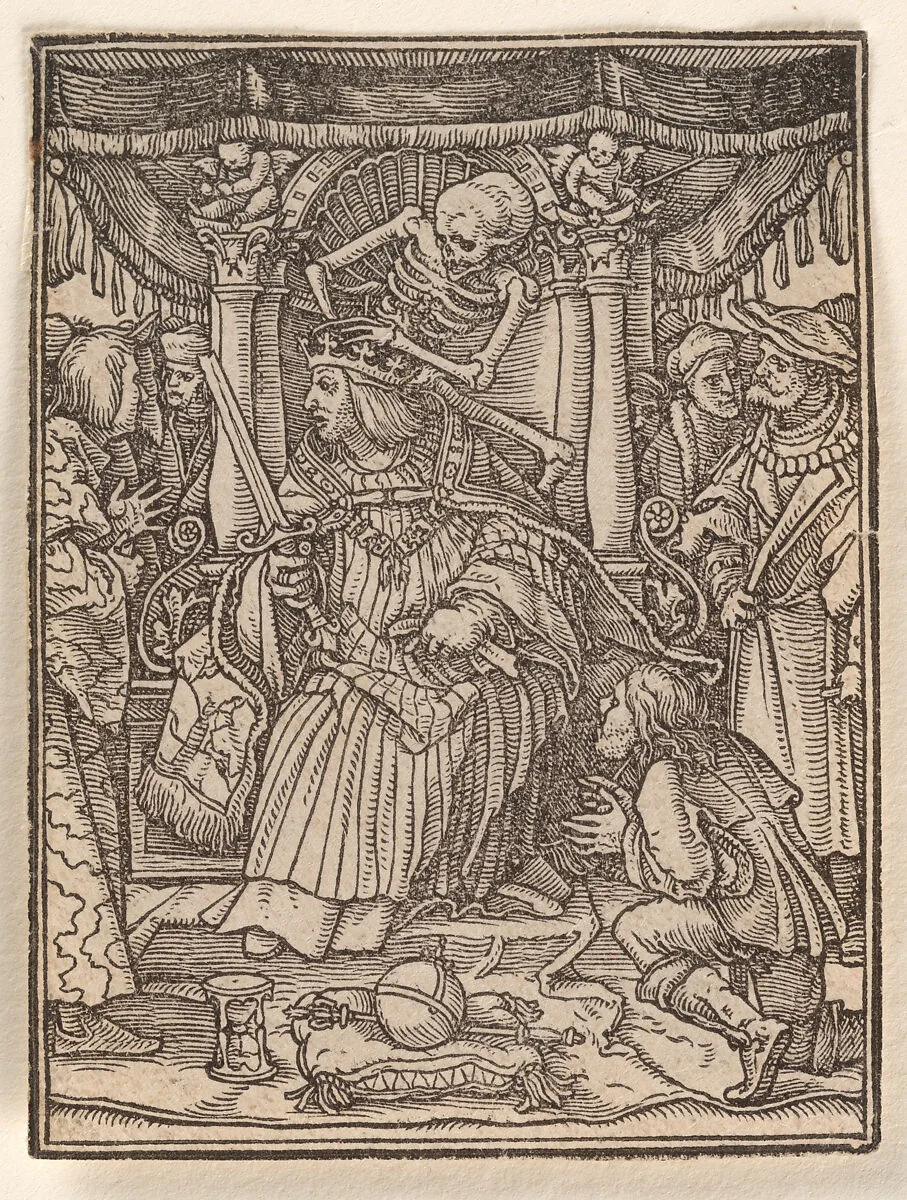 The Emperor, from The Dance of Death — Hans Holbein the Younger|Hans Lützelburger