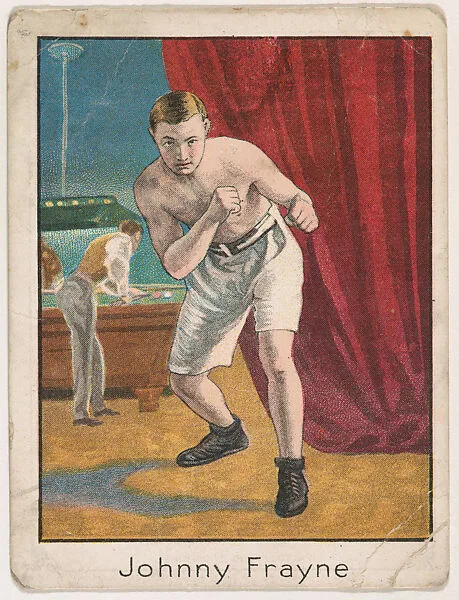 Johnny Frayne, from the Champion Athlete and Prize Fighter series (T220), issued by Mecca and Tolstoi Cigarettes — Tolstoi Cigarettes|Mecca Cigarettes