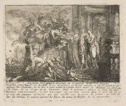 Allegorie sur la Convalescence du Dauphin