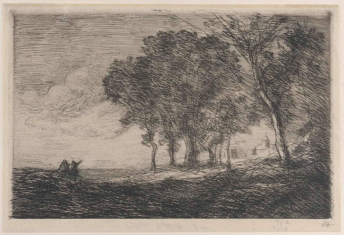 Italian Landscape (Paysage d'Italie) — Camille Corot