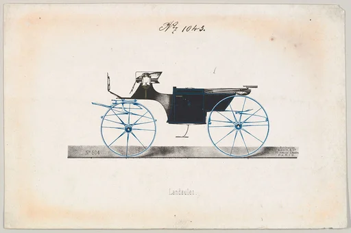Design for Landaulet, no. 1043