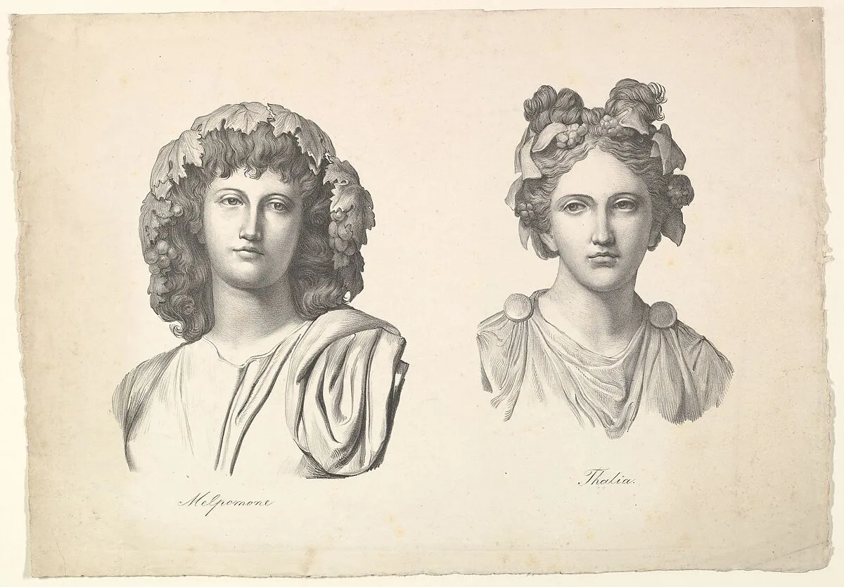 Melpomene and Thalia — Johann Gottfried Schadow