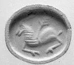 Stamp seal (scaraboid) with animal — Unknown