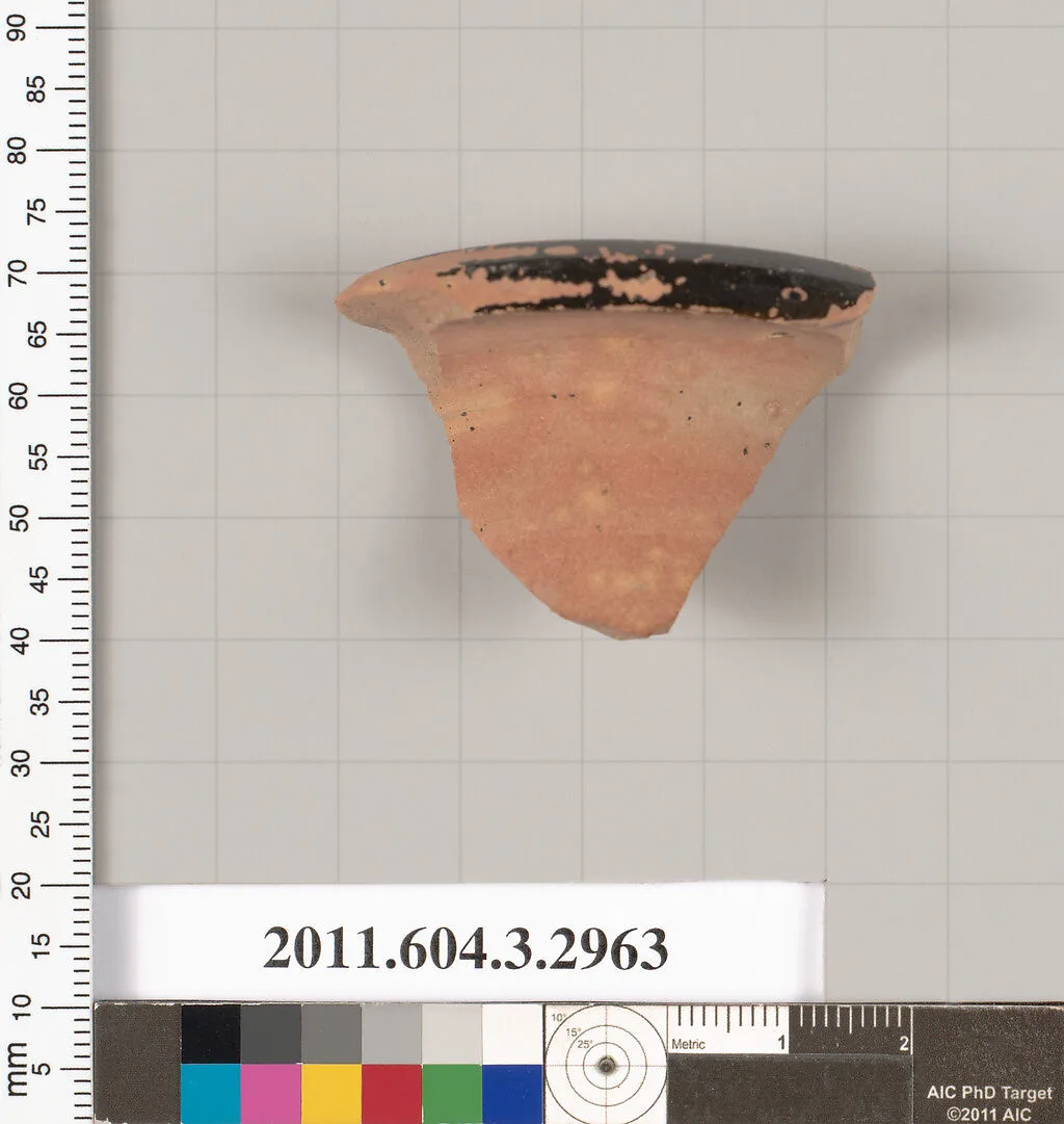 Terracotta fragment of an olpe (jug) — Unknown