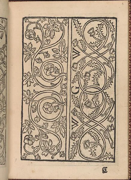 Modelbuch new, aller Art, Nehens und Stickens (page 9r) — Hermann Gülfferich|Riviere & Son(s)