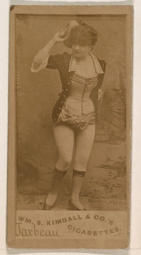 Miss Jarbeau, from the Actresses series (N203) issued by Wm. S. Kimball & Co. — William S. Kimball & Company