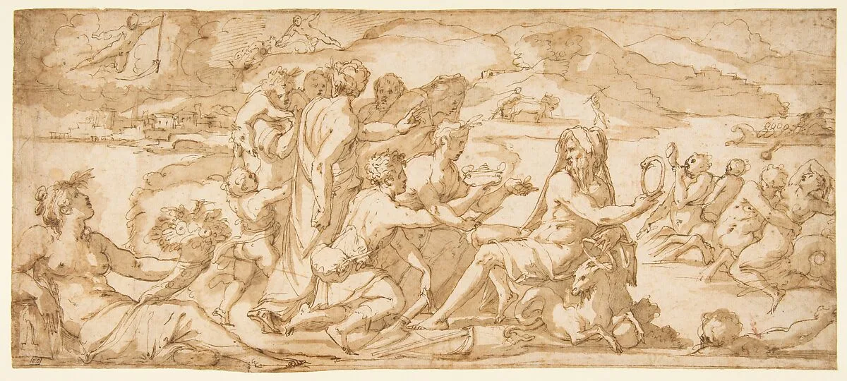 The First Fruits of the Earth Offered to Saturn — Giorgio Vasari