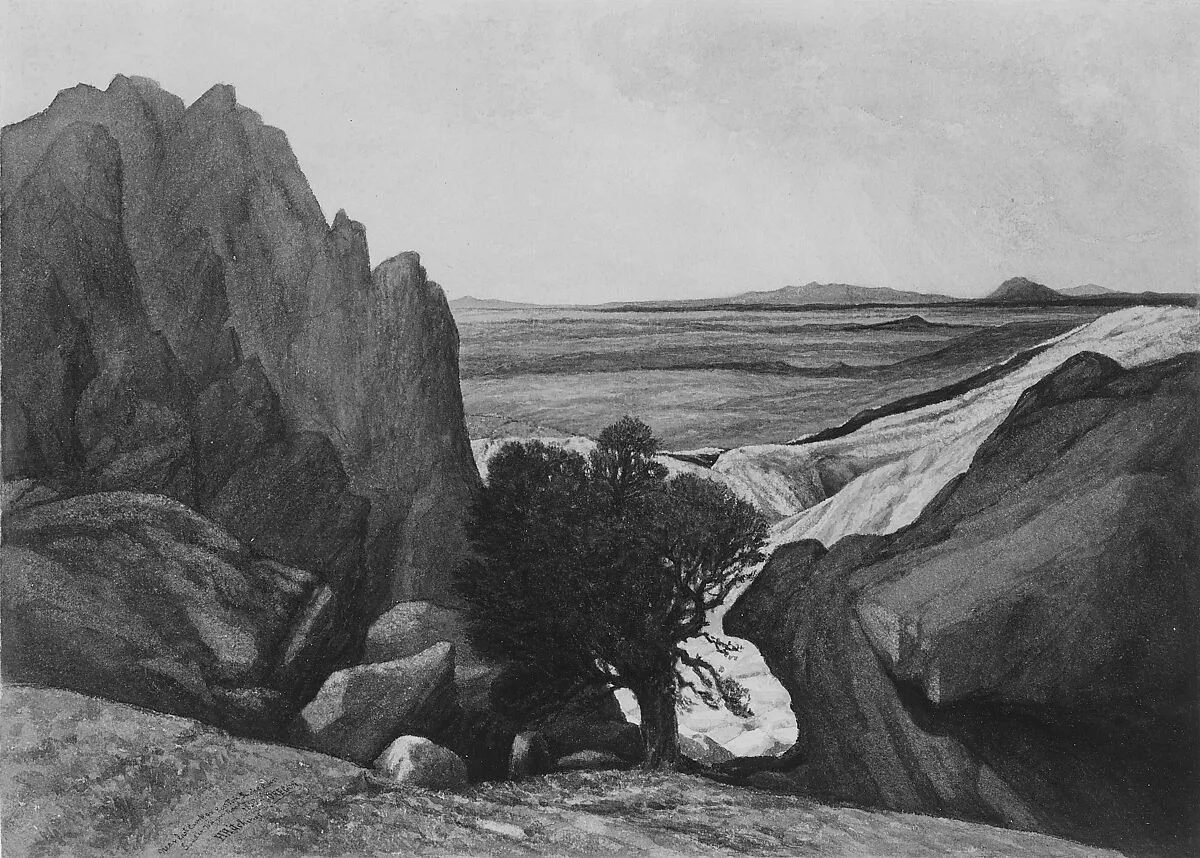 Near Last Camp on Ross Fork, Snake River, Lander Wagon Road, Oregon — Henry Hitchings