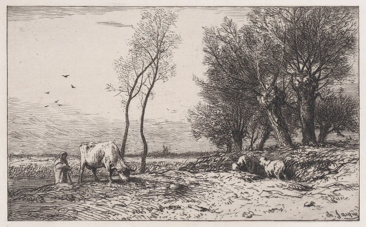 L'Hiver — Charles Jacque
