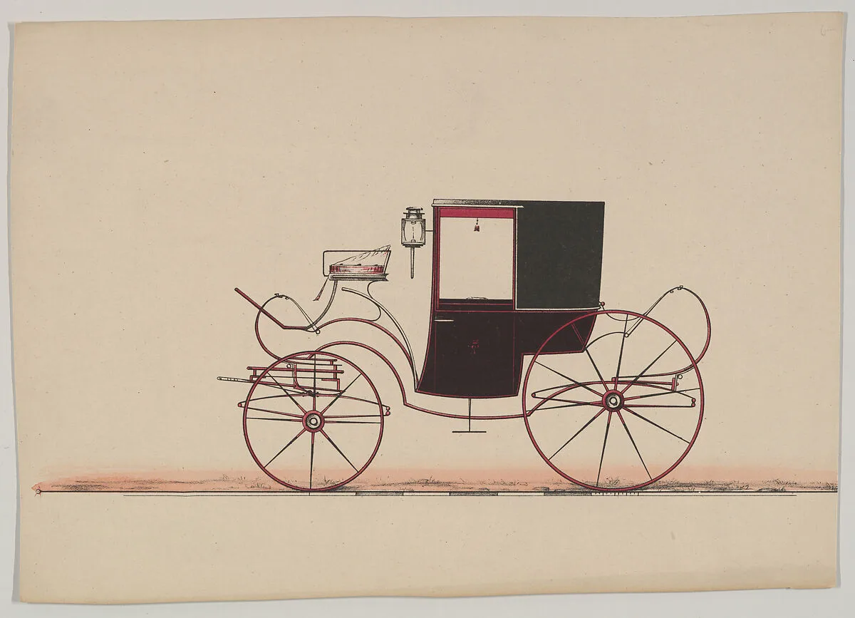 Design for Brougham (unnumbered) — Brewster & Co.