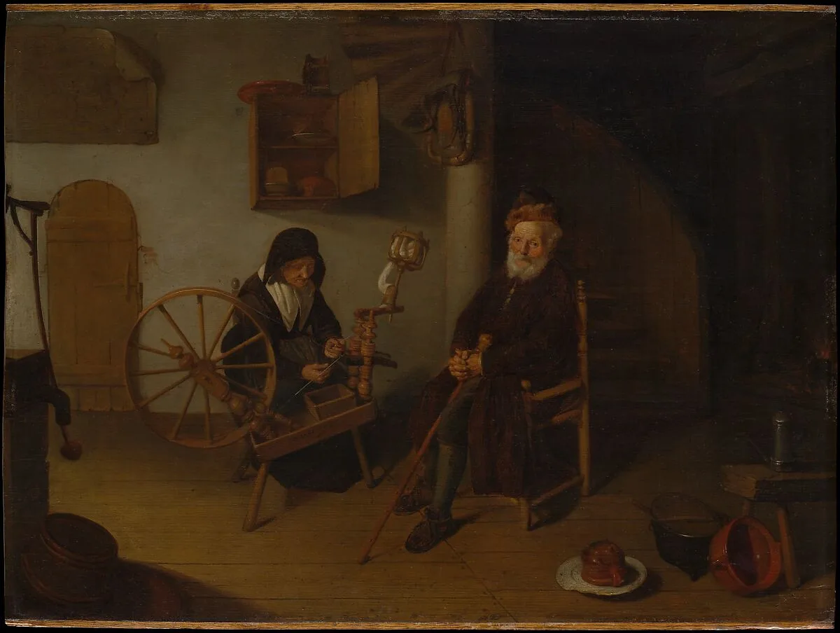 The Spinner — Quirijn van Brekelenkam