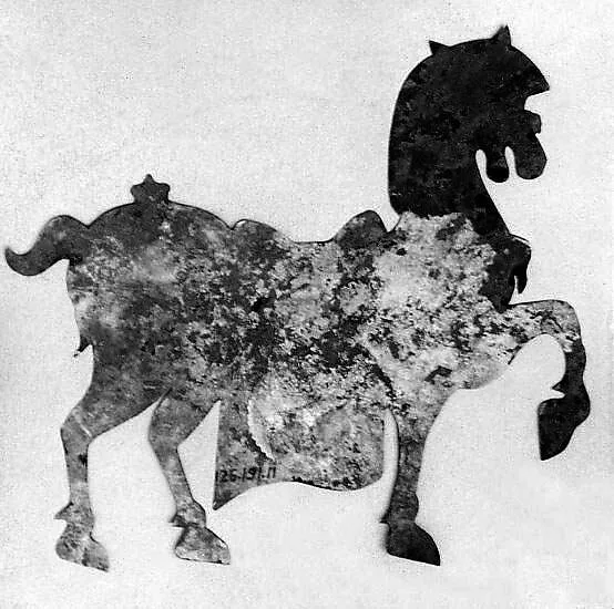 唐 銀飾片|Decorative plaque — Unknown