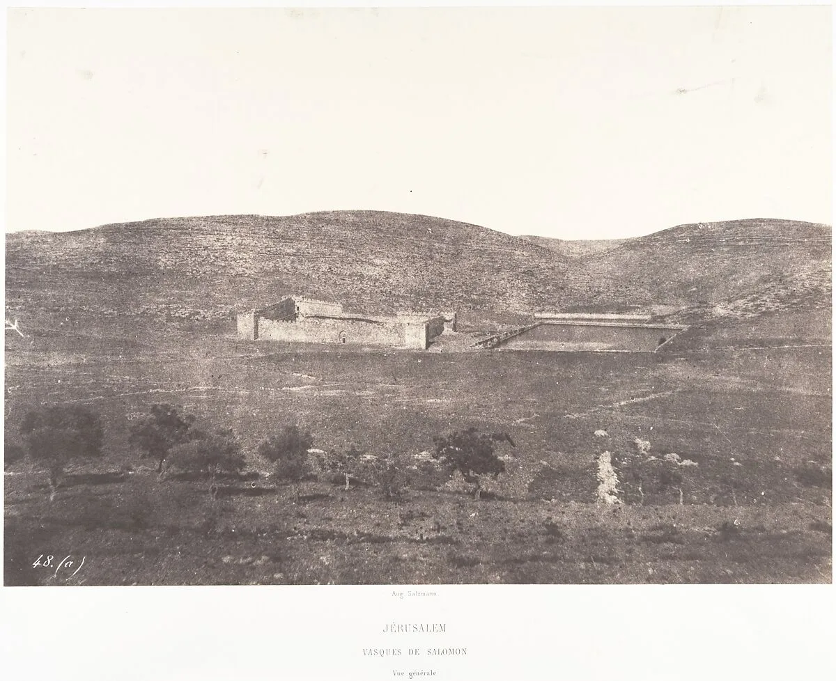 Jérusalem, Tombeau de Salomon, Vue générale — Auguste Salzmann|Imprimerie photographique de Blanquart-Évrard, à Lille