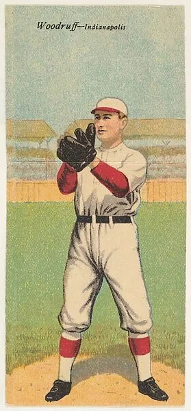 Woodruff, Indianapolis, from the Mecca Double Folder series (T201) — Mecca Cigarettes