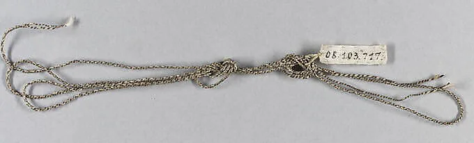 Tinsel and metal thread — Unknown