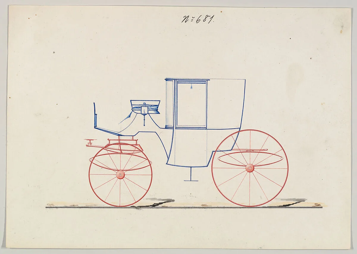 Design for Coupé, no. 681 — Brewster & Co.