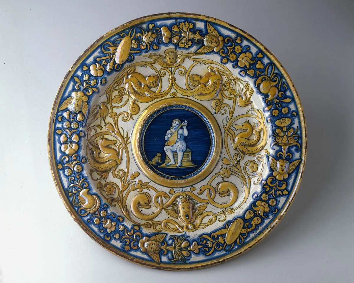 Dish for a ewer (bacile da versatore) — Unknown