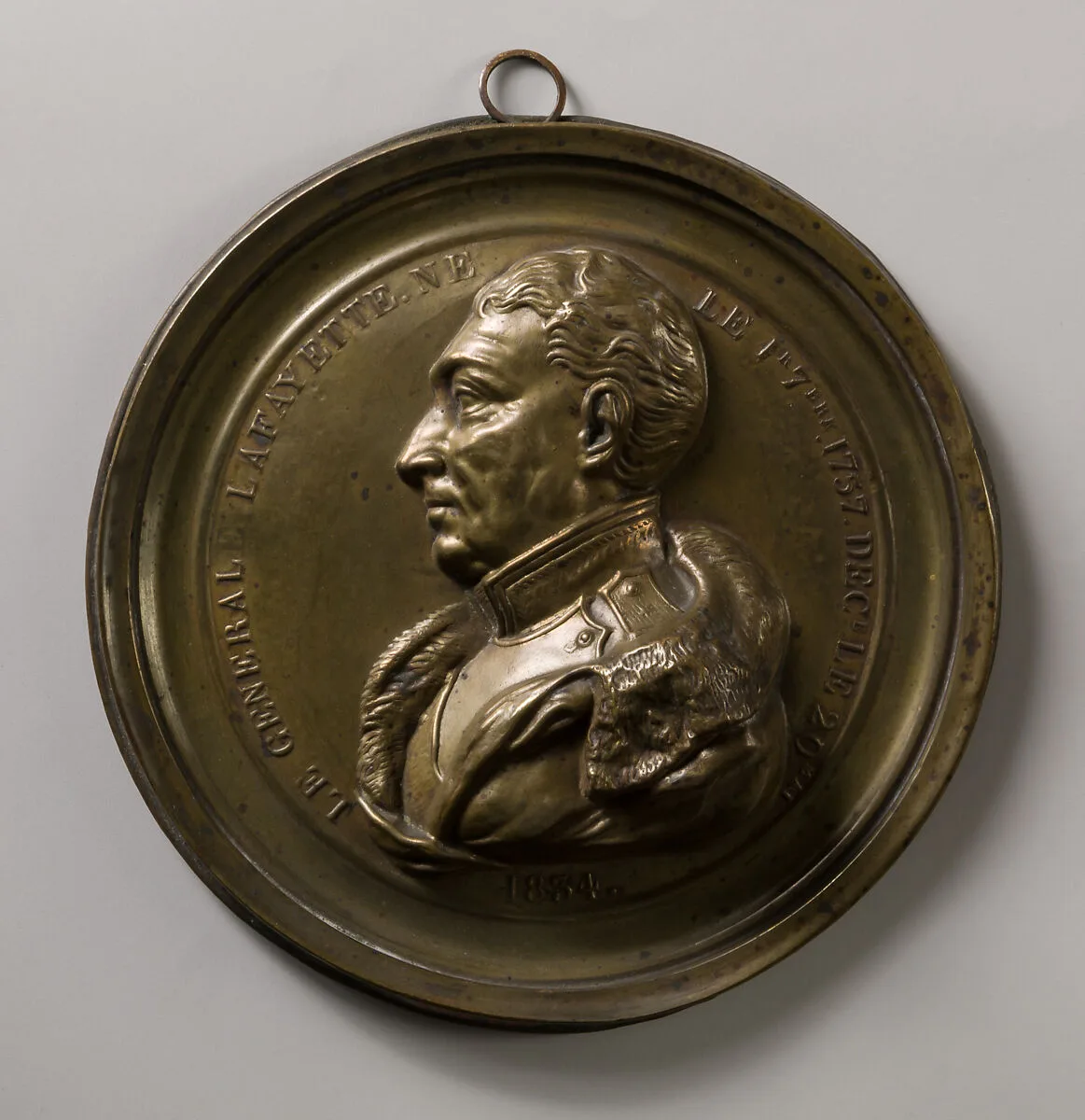 Medallion of the Marquis de Lafayette — Unknown