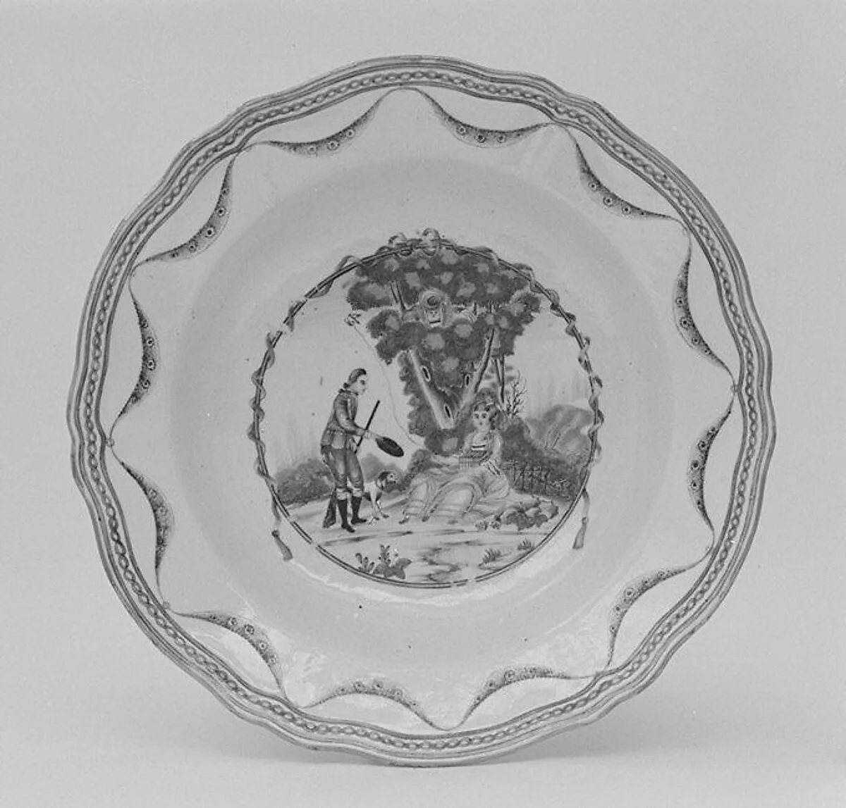 Soup plate (part of a service) — Unknown