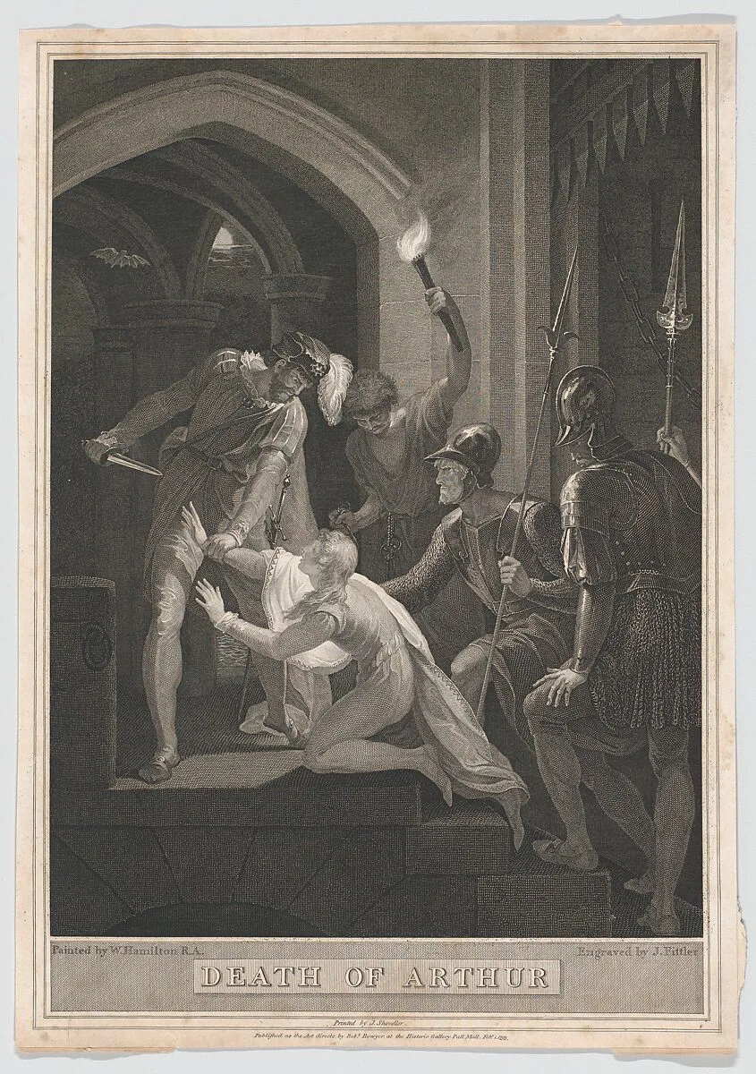 The Death of Arthur — James Fittler|William Hamilton|Robert Bowyer|J. Shoveller