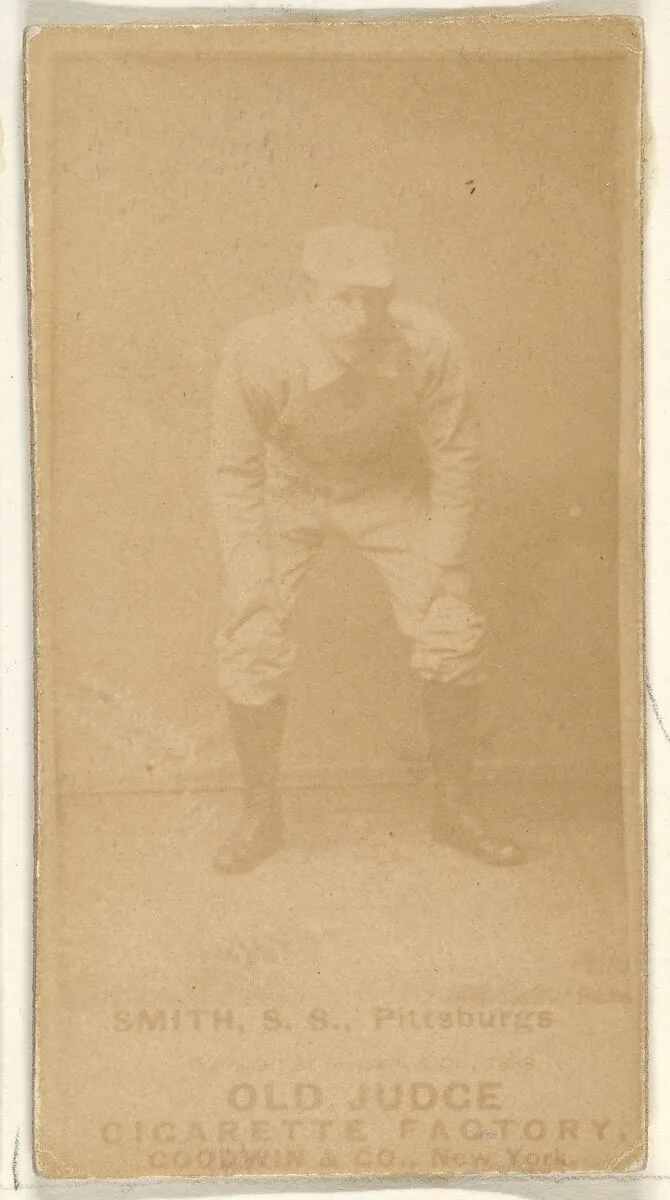 Charles Marv "Pop" Smith, Shortstop, Pittsburgh, from the Old Judge series (N172) for Old Judge Cigarettes — Goodwin & Company