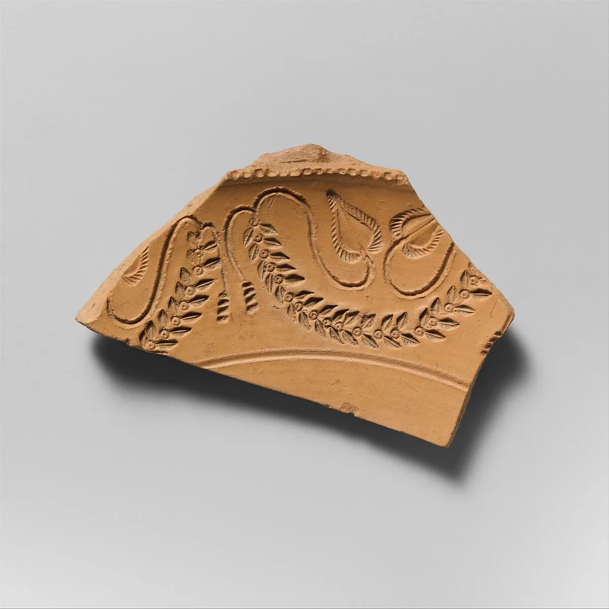 Terracotta mold fragment — Unknown